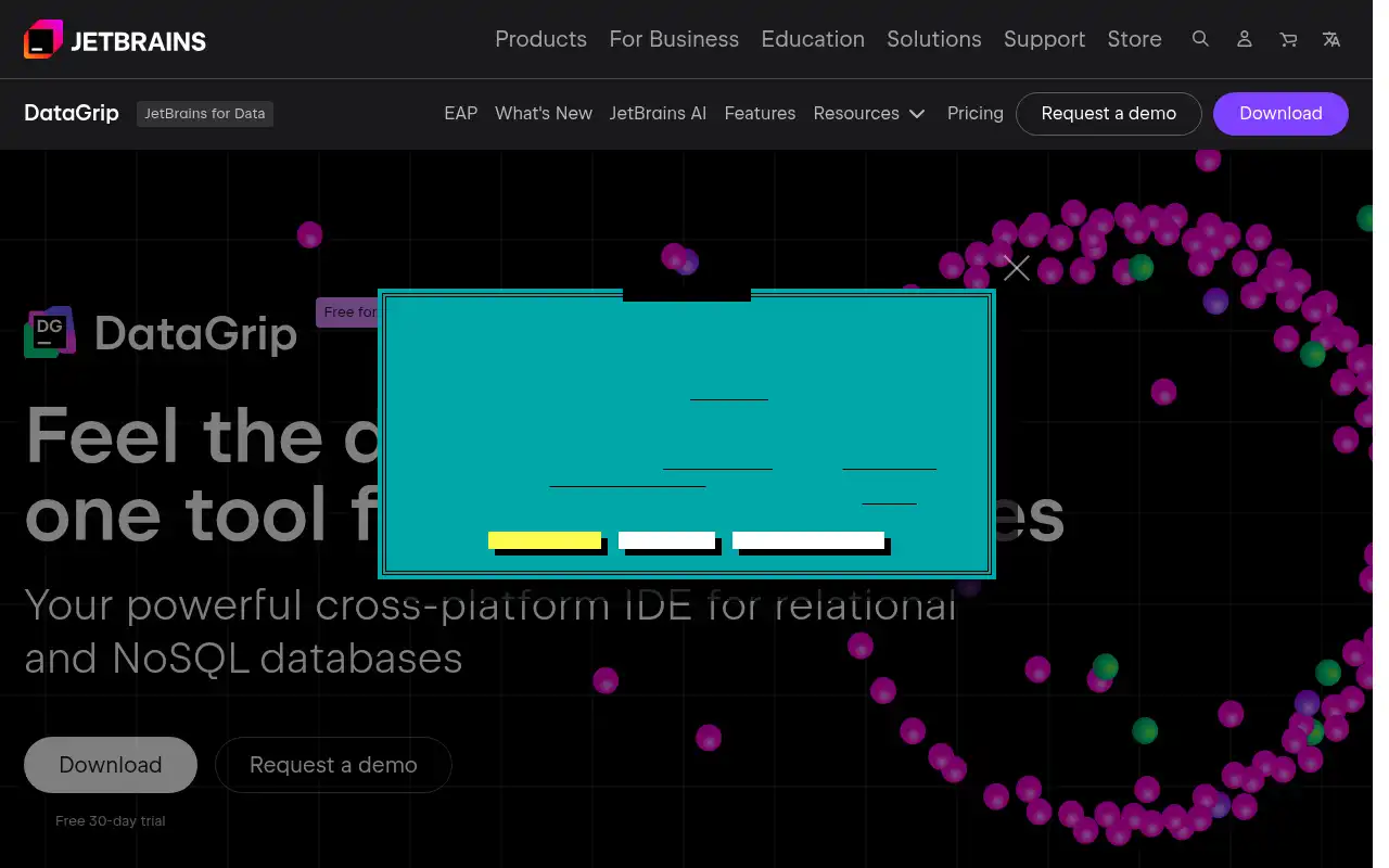 DataGrip Landing Page